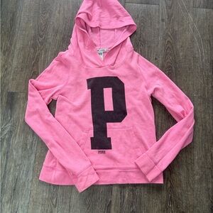 Victoria's Secret Pink Sweater with Black Lettering